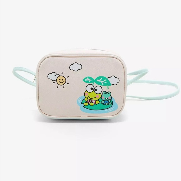 Keroppi Sitting Camera Crossbody Bag - Picture 1 of 6